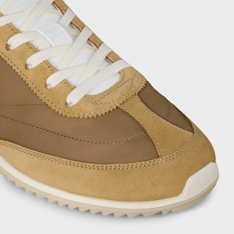 SNEAKER DEPORTIVA DE NAILON, ANTE DE PIEL DE BECERRO Y PIEL DE BECERRO - Beige oscuro -  - 1 | CELINE