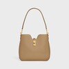 SMALL CAMILLE 16 SOFT BAG IN SMOOTH CALFSKIN - Smoked Brown - CROSS-BODY BAGS - 1 | CELINE