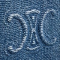 LARGE CABAS EN DENIM AVEC CELINE - DARK UNION WASH - NOUVEAUTÉS - 1 | CELINE