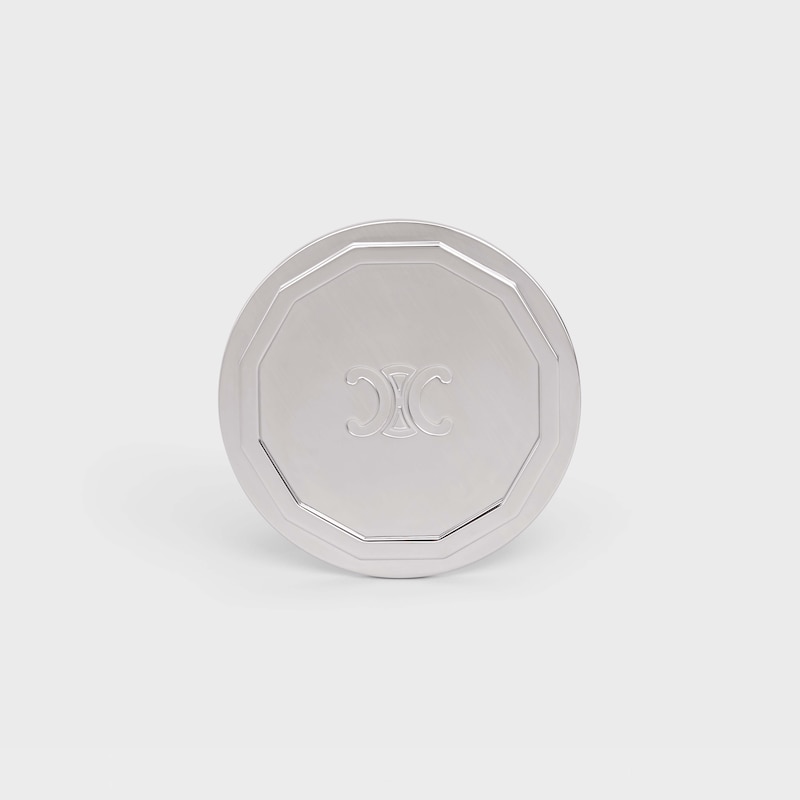 candle stand in steel - SILVER - SMALL GIFTS - 1 | CELINE