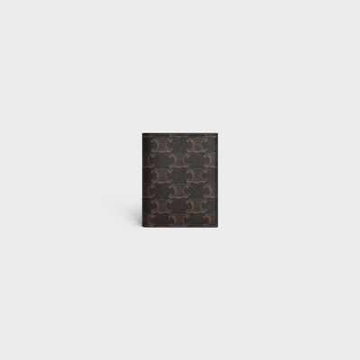 컴팩트 지갑 - 트리옹프 캔버스 - 블랙 - 트리옹프 캔버스 - 1 | CELINE
