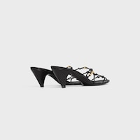 UPTOWN HEELED MULE IN GOATSKIN IN GOATSKIN - BLACK -  - 2 | CELINE
