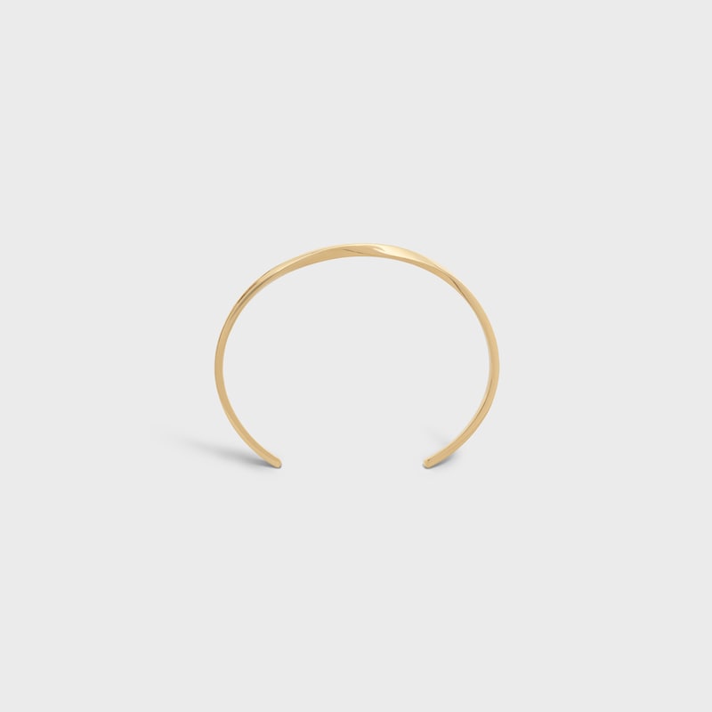 Torsion Bracelet in Yellow Gold - Yellow Gold -  - 1 | CELINE
