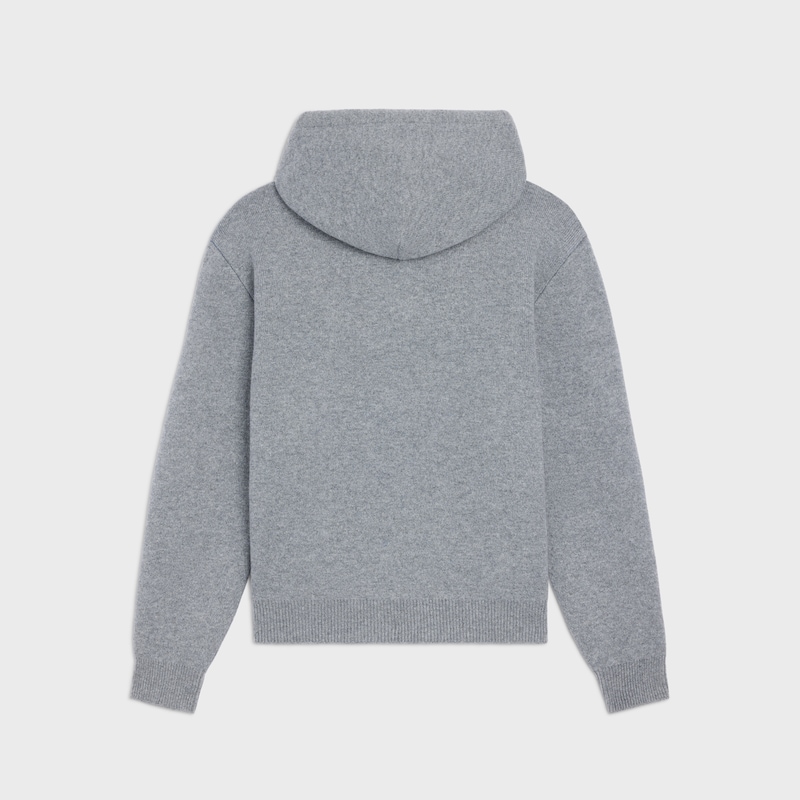 连帽卫衣 - 灰色/蓝色 -  - 1 | CELINE