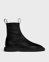 FLOW - ZIPPED BOOT IN Stretch Lambskin - BLACK -  - 1 | CELINE