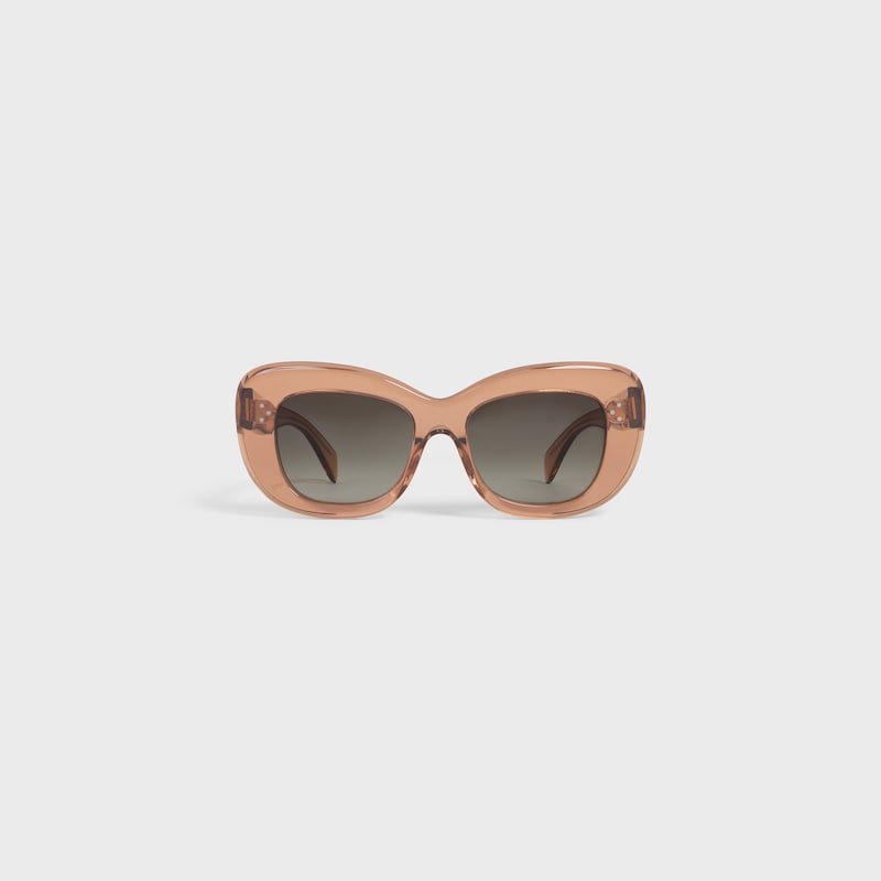 Diane sunglasses in Acetate - TRANSPARENT AMBER -  - 1 | CELINE