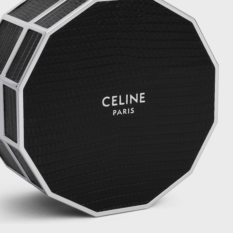 JEWELRY CASE IN STEEL AND LIZARD - BLACK - BEAUTY ACCESSORIES - 1 | CELINE