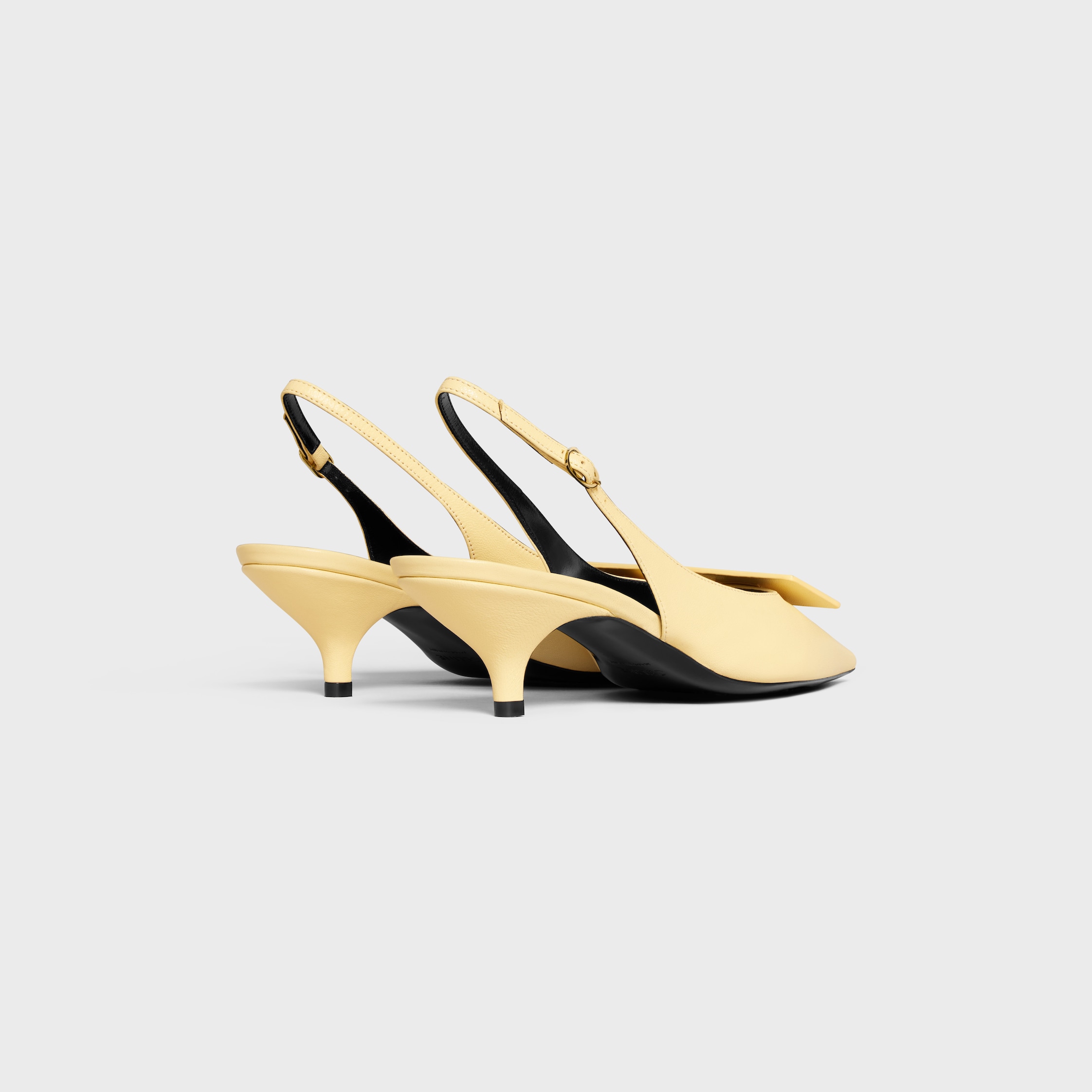 SIGNATURE SLINGBACK IN LAMBSKIN - VINTAGE YELLOW | CELINE