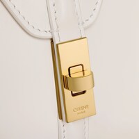 MINI 16 IN satinated calfskin - RICE - 16 - 1 | CELINE