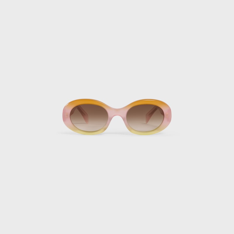 Triomphe 01 sunglasses in Acetate - Sunset -  - 1 | CELINE