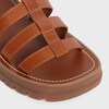 CELINE CLEA TRIOMPHE GLADIATOR SANDAL in CALFSKIN - VEGETAL TANNING - TAN -  - 4 | CELINE