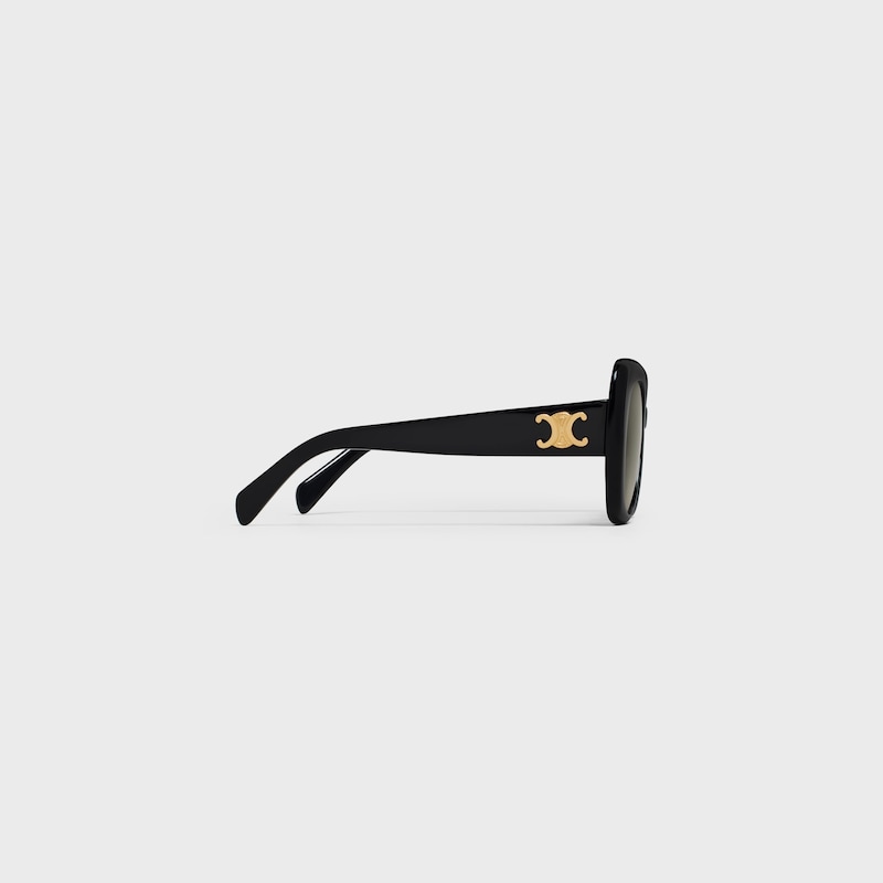 Triomphe 06 Sunglasses in Acetate - BLACK -  - 1 | CELINE