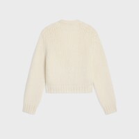 羊絨桑蠶絲混紡開衫 - 螢光白 -  - 2 | CELINE