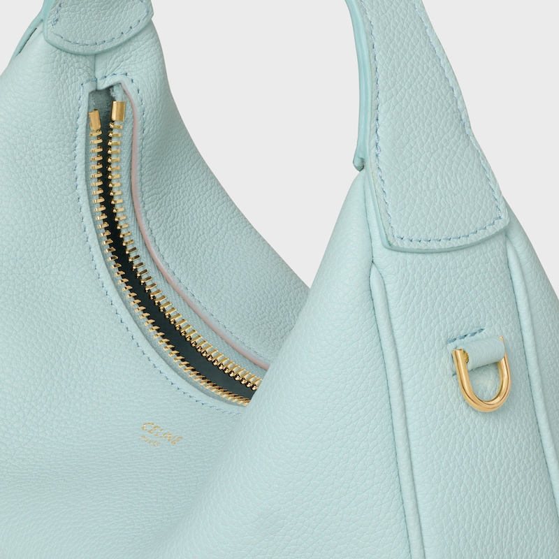 Teen Celine Lulu IN Grained calfskin - POWDER BLUE - TOP-HANDLE BAGS - 1 | CELINE