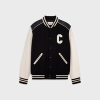 Teddy質感羊毛經典外套 - 黑色 -  - 1 | CELINE
