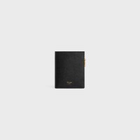 트리옹프 참 컴팩트 지갑 - 그레인 카프스킨 - 블랙 - 트리옹프 - 1 | CELINE