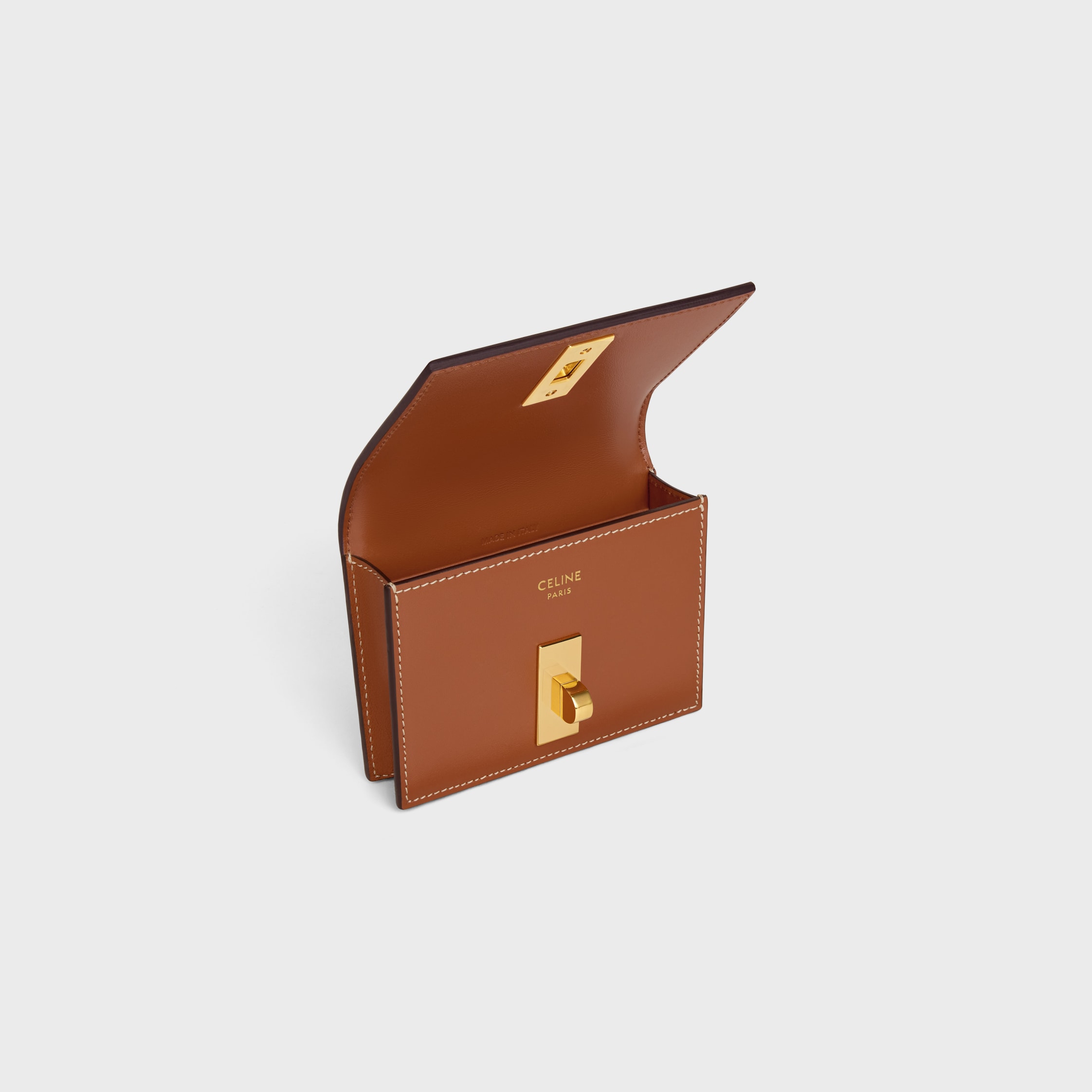 【原価ぶっ壊し割引】サテンカーフスキンカードホルダー コインカードホルダー（サテンカーフ） ブルー - LOEWE