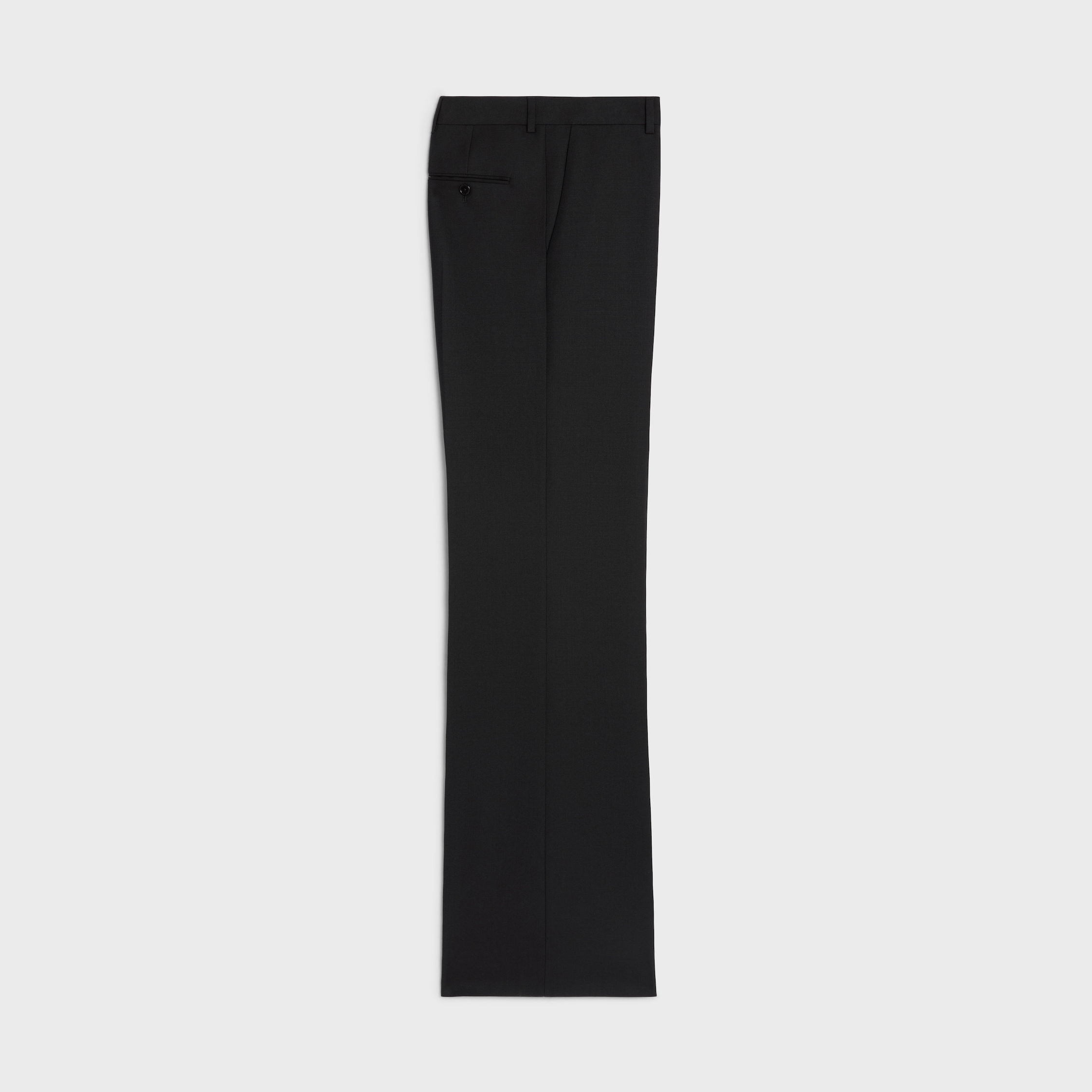 BNF PANTS IN WOOL GABARDINE - ULTRA BLACK | CELINE