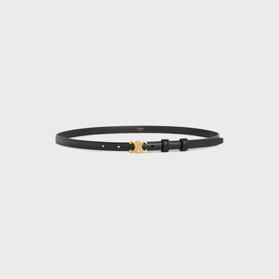 틴 13MM 트리옹프 벨트 - 토뤼옹 가죽 - 블랙 -  - 1 | CELINE