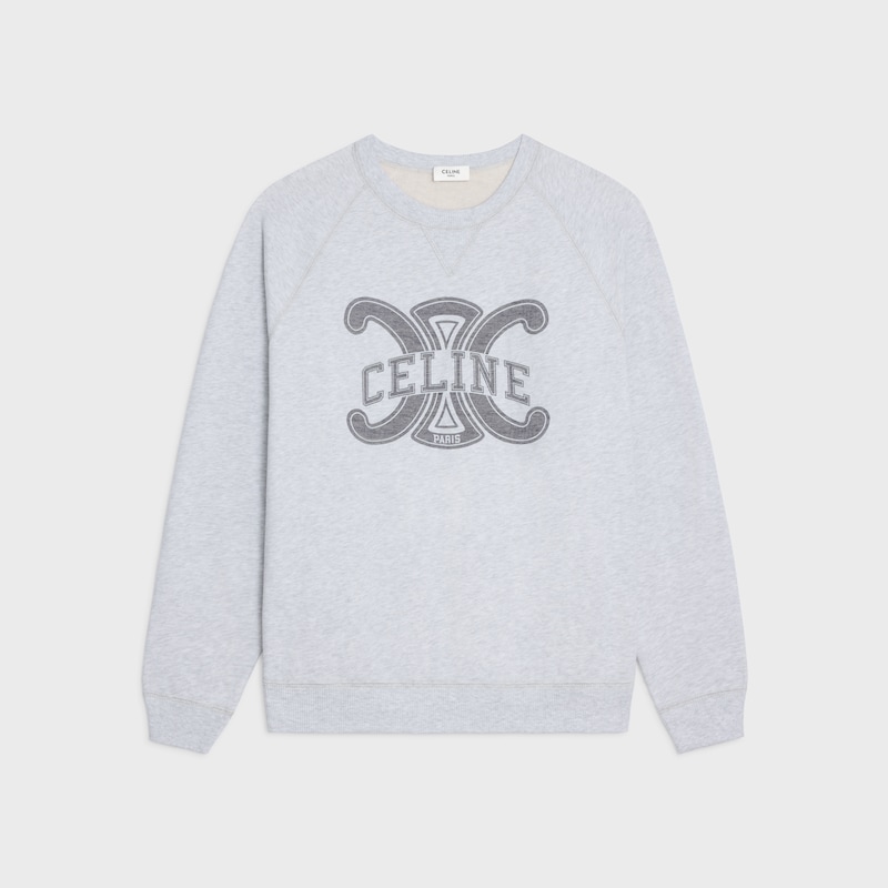 常规卫衣 - 浅灰色/黑色 -  - 1 | CELINE