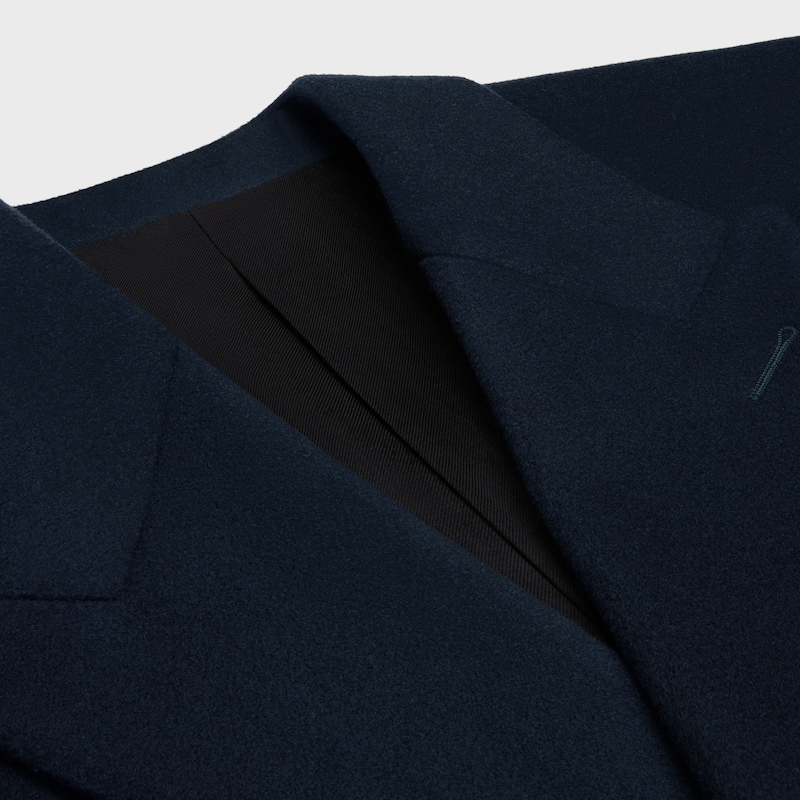 blazer IN CASHMERE CLOTH - DARK NAVY -  - 1 | CELINE