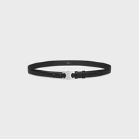 Medium Triomphe Belt in Taurillon Leather - BLACK -  - 1 | CELINE