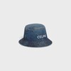 celine bucket hat in union wash denim - UNION WASH -  - 2 | CELINE