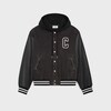 loose celine teddy jacket in charcoal wash denim - CHARCOAL WASH -  - 1 | CELINE
