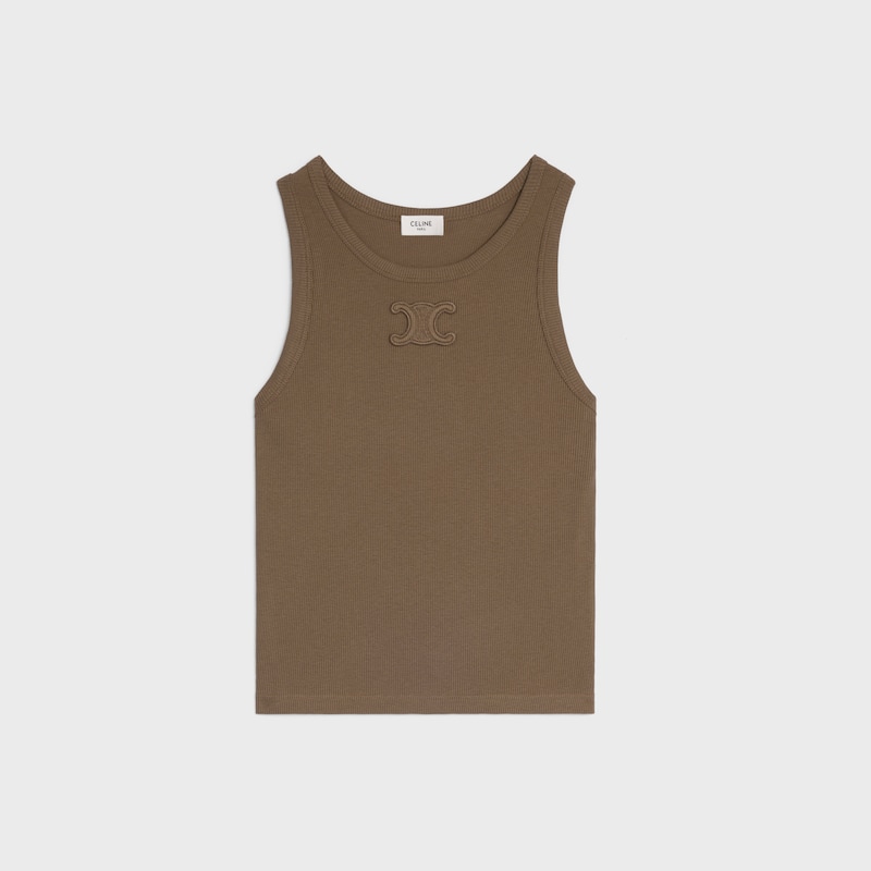 TRIOMPHE 背心 - 亮棕色 -  - 1 | CELINE