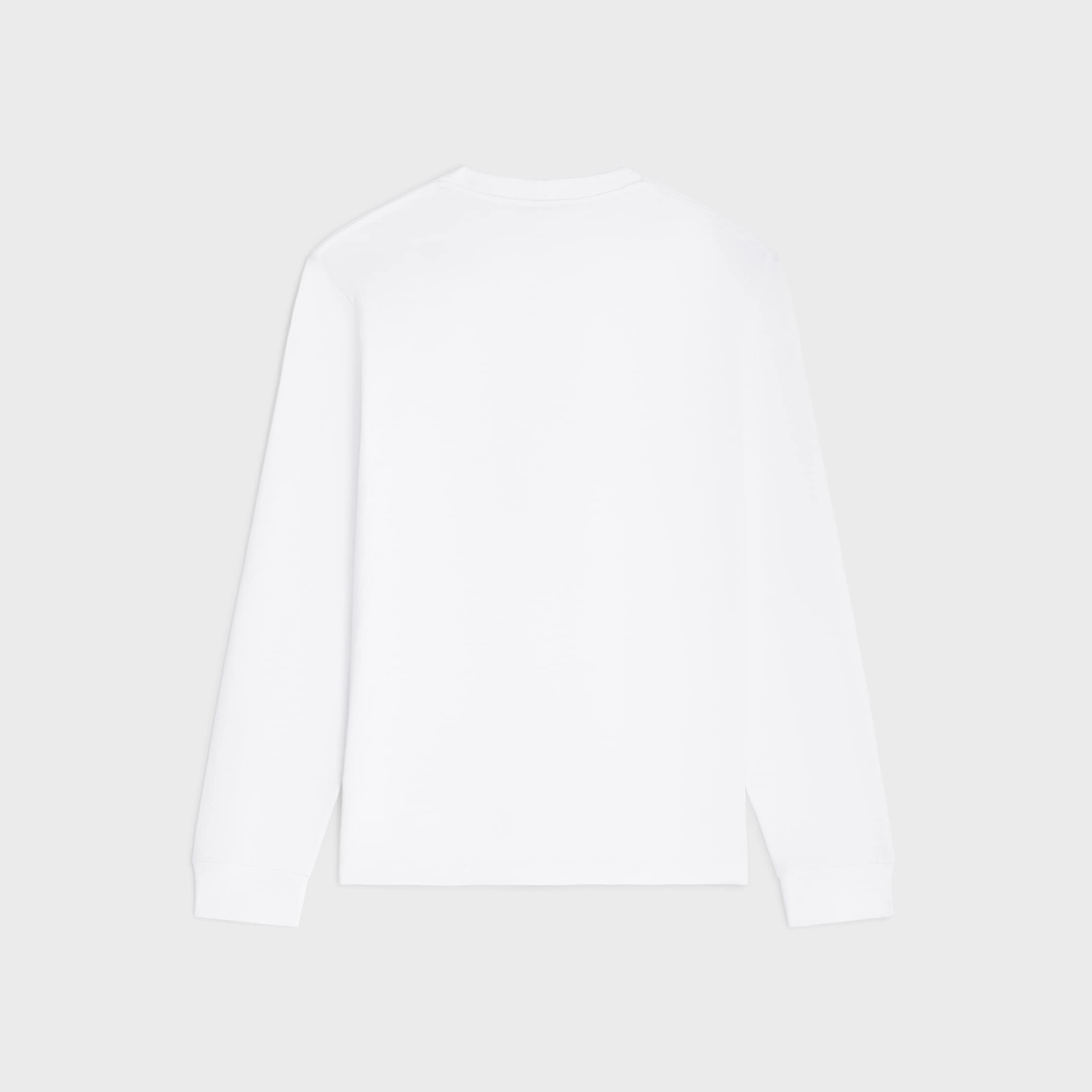 ロングスリーブ Tシャツ / コットンジャージー - オプティックホワイト