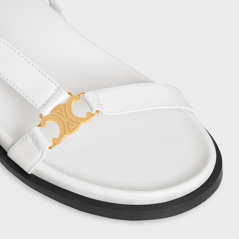 MAUD TRIOMPHE牛皮革凉鞋 - 白色 -  - 1 | CELINE