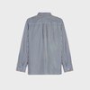 Oversized-Hemd aus Seidentwill - BLAU/BRAUN/ELFENBEIN -  - 2 | CELINE