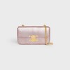 CHAIN SHOULDER BAG CLAUDE in pearly python - ROSE GLACE - MORE LINES - 1 | CELINE