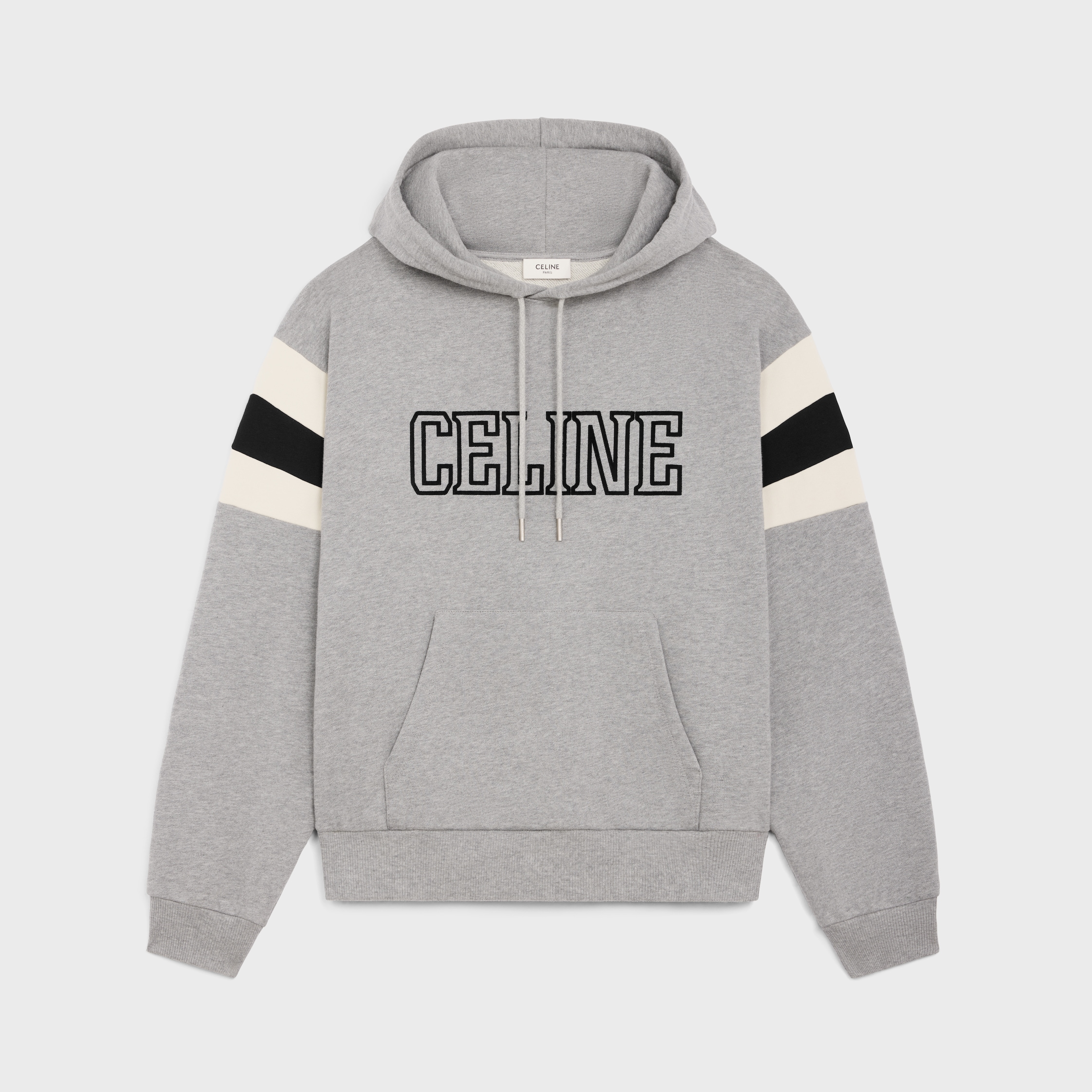 CELINE - CELINE ルーズ フーディー / コットンフリース CELINE ルーズ フーディー / コットンフリース - ブラック | CELINE