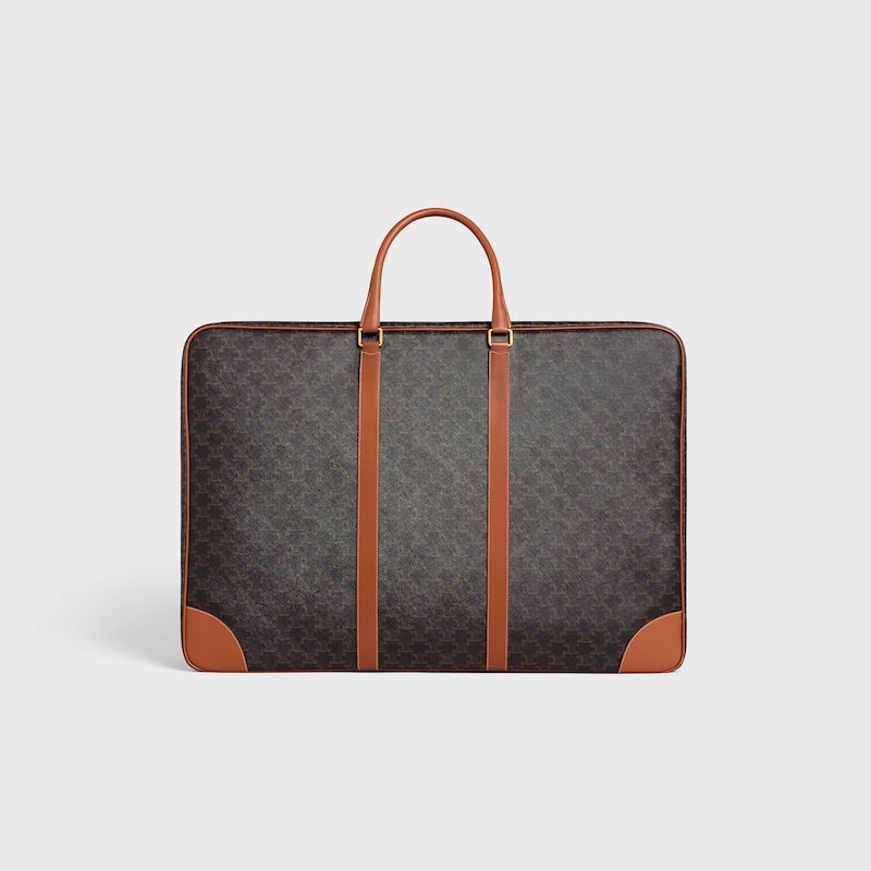 Soft Luggage 70 in Triomphe Canvas and Calfskin - TAN - HAND-PICKED GIFTS - 1 | CELINE