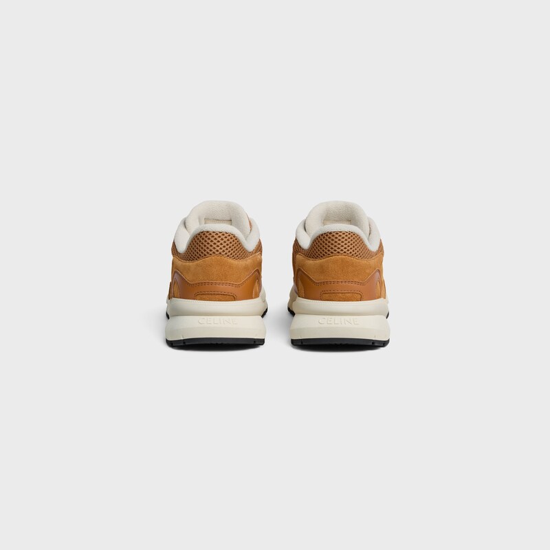 SOFT SNEAKER IN STRETCH LAMBSKIN, SUEDE CALFSKIN AND LAMBSKIN - SAHARA -  - 1 | CELINE