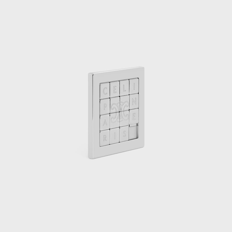 SLIDING PUZZLE IN STEEL - SILVER - HOME - 1 | CELINE