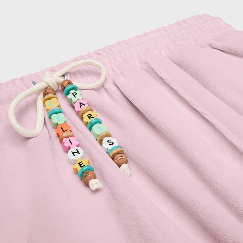 百慕大短裤 - 玫瑰色/奶白色 -  - 1 | CELINE