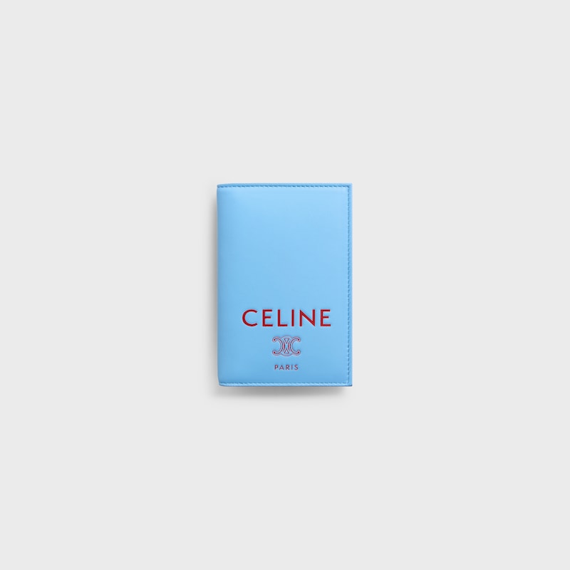 豎款卡包 - 天藍色／紅色 - 新品 - 1 | CELINE