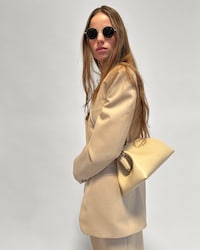 SMALL DOCTOR POUCH IN SUPPLE NATURAL CALFSKIN - DEEP IVORY - EVENING - 2 | CELINE