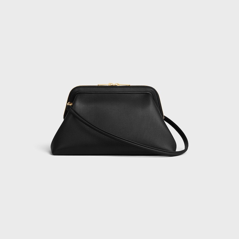 SMALL DOCTOR POUCH IN SUPPLE NATURAL CALFSKIN - BLACK - CROSS-BODY BAGS - 1 | CELINE