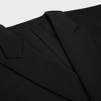 dean jacket IN wool gabardine - BLACK -  - 2 | CELINE