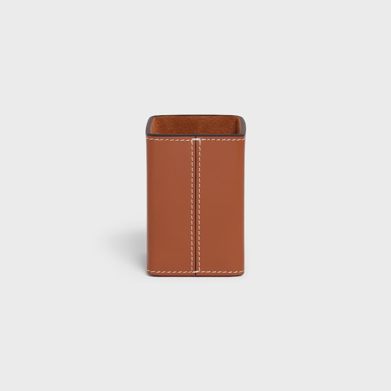 小牛皮香水容器，100毫升 - 棕黃色 - 入門甄選 - 1 | CELINE