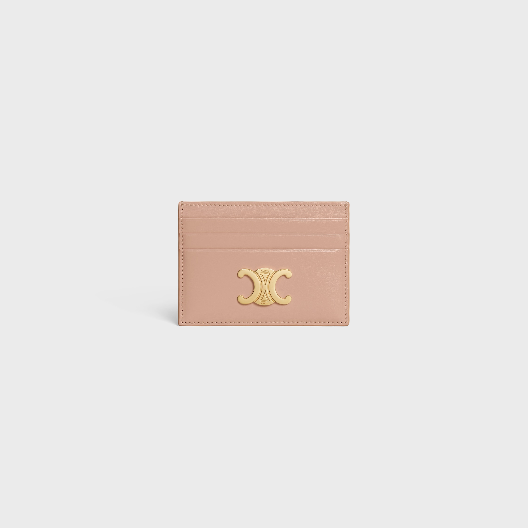 カードケース・名刺入れ CELINE FW25 Celine Triomphe Card Holder (10L833DPV 03PH) CARD HOLDER TRIOMPHE IN SHINY CALFSKIN - | CELINE