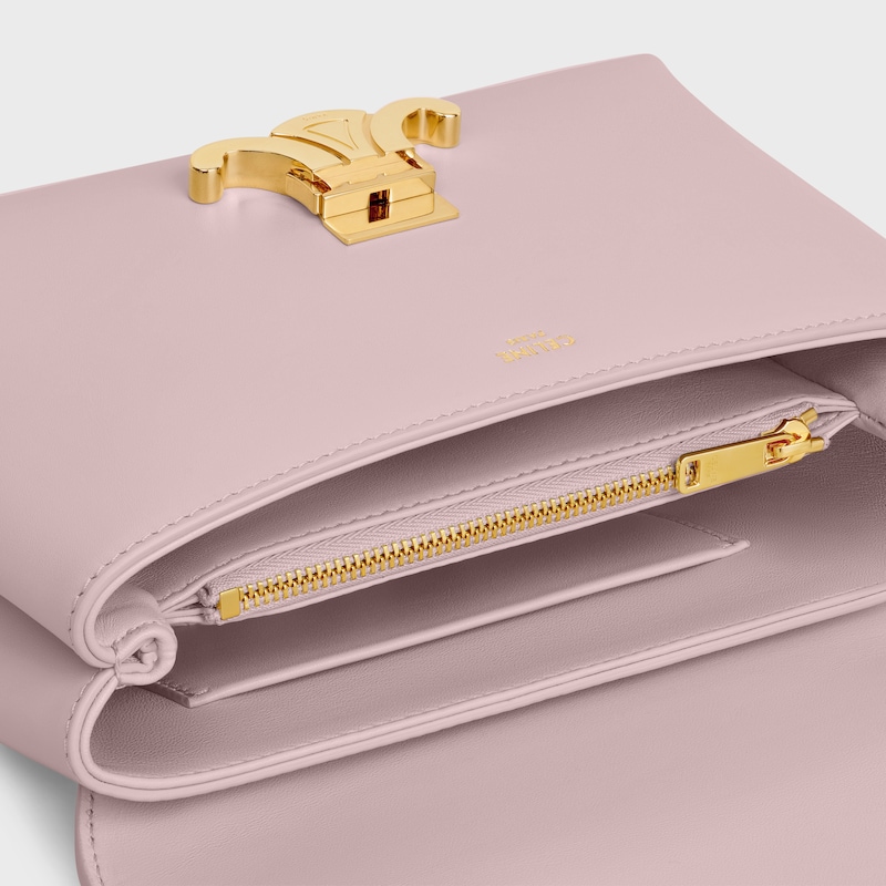 TEEN NINO BAG IN SMOOTH SATINATED CALFSKIN - BLEACHED PINK - TOP-HANDLE BAGS - 1 | CELINE