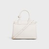 TEEN CELINE CONTI BAG in SUPPLE GRAINED CALFSKIN - WHITE - TOP-HANDLE BAGS - 3 | CELINE