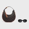 Teen Celine Lulu IN TRIOMPHE CANVAS AND CALFSKIN - TAN - MORE LINES - 6 | CELINE