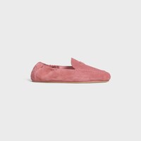 CELINE ADAM LOAFER  IN SUEDE CALFSKIN - 로즈우드 -  - 1 | CELINE