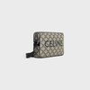 Mittelgroße Messenger Bag aus TRIOMPHE CANVAS MIT CELINE PRINT - BEIGE - GIFT FINDER - 2 | CELINE