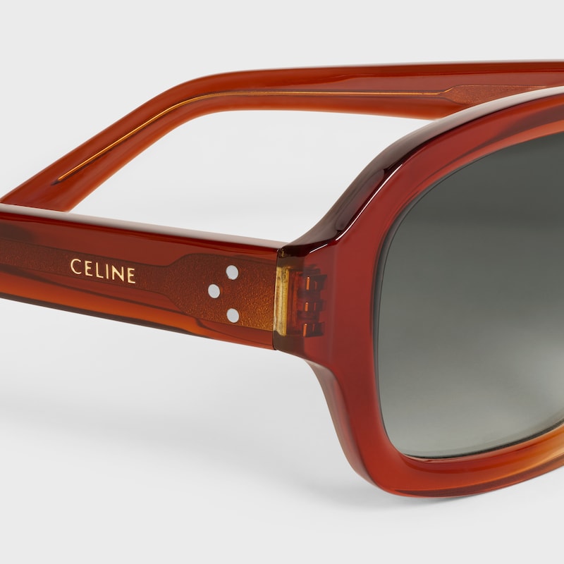 Black Frame 62 sunglasses in Acetate - GRADIENT ORANGE -  - 1 | CELINE
